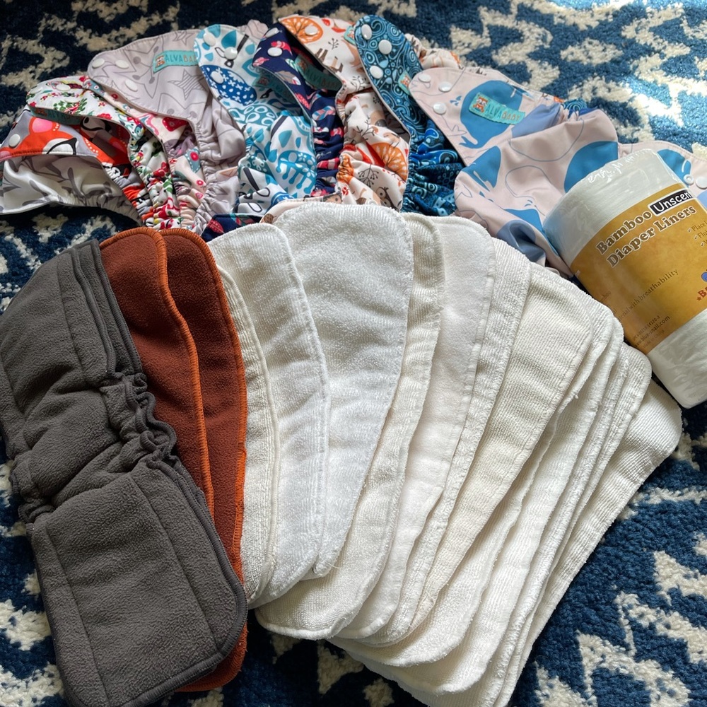Alva Baby Cloth Diaper Bundle *10 diapers*